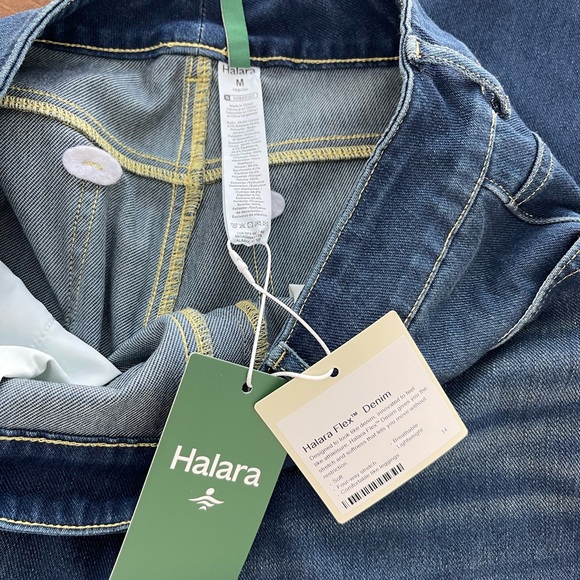 Halara Flex High Waisted Pockets Washed Casual Bootcut Jeans - Picture 3 of 8